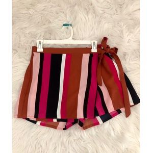 Striped skort